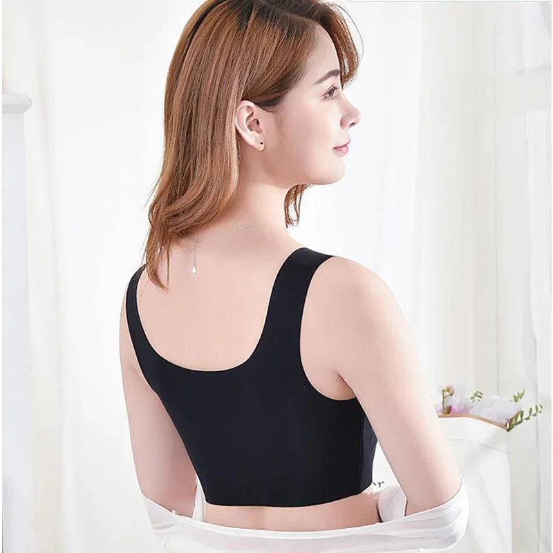 Спортивный бюстгальтер из ледяного шелка дышащее и бесшовное нижнее белье