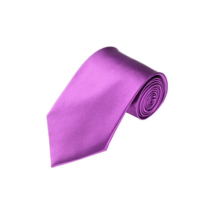 18 red purple 10 см широкие мужские галстуки женские простые Галстуки вечерние свадебные смокинговые костюмы блестящие Галстуки 26 цветов - Цвет: 18 red purple