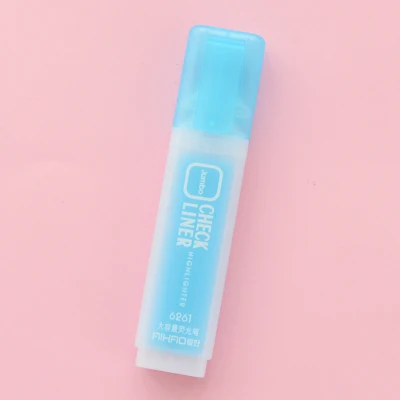 Blue 6pcs 6 шт./упак. флуоресцентный маркер текстовыделитель мульти-Цвет маркер ручка маркер Краски ручки набор канцелярских принадлежностей офисные школьные принадлежности, блокноты - Цвет: Blue 6pcs