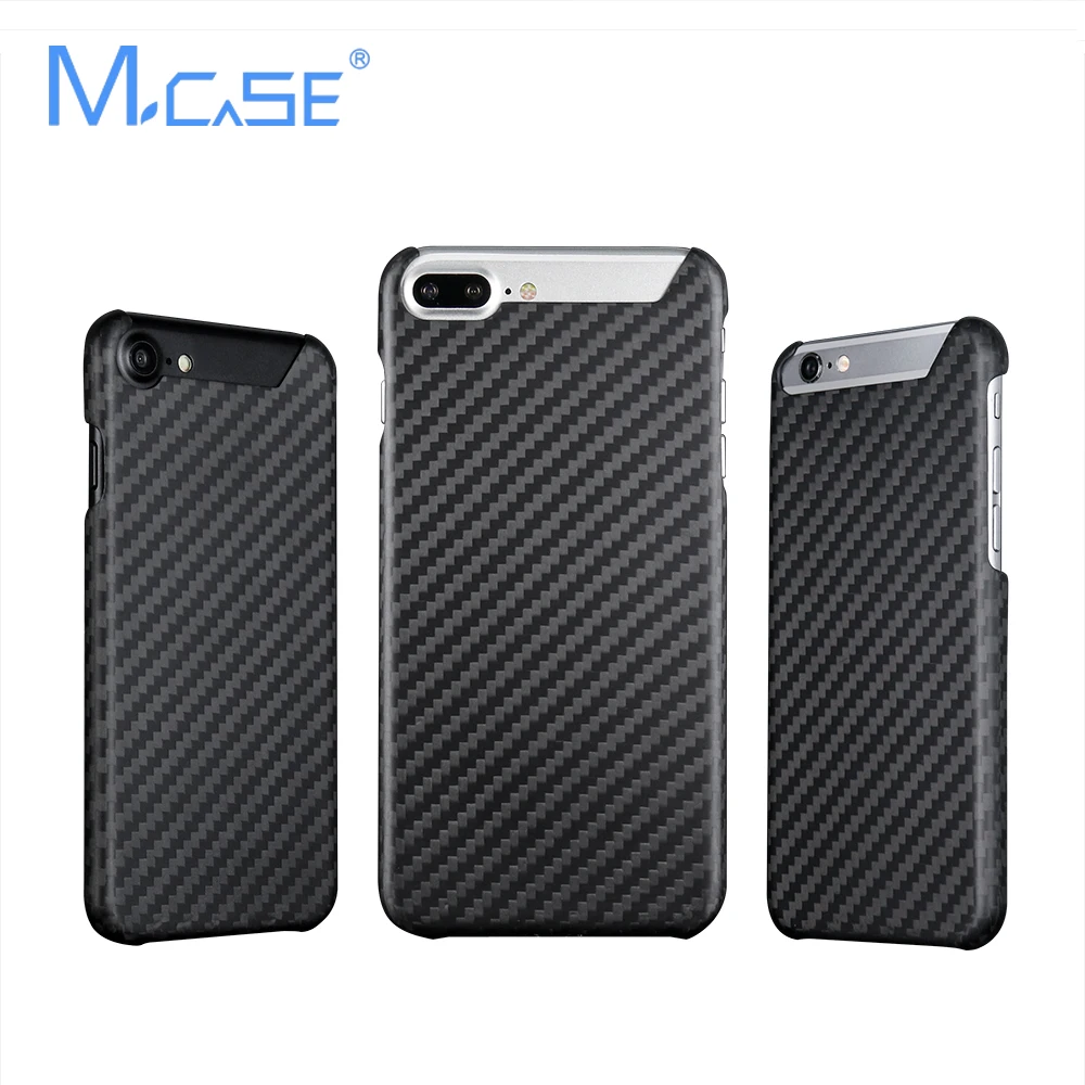 

Чехол для iPhone 6, 6S, 7, 7 Plus, углеродное волокно, с резиновым покрытием