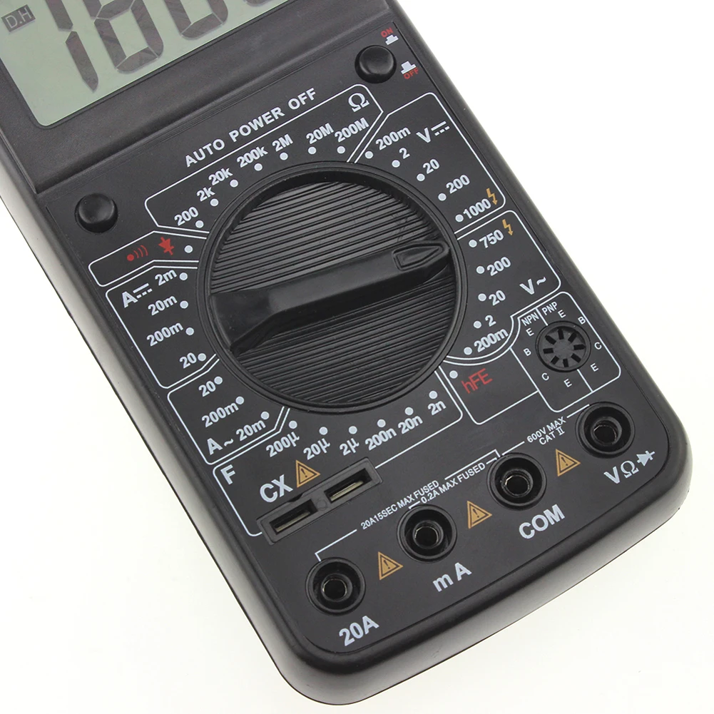 Цифровой мультиметр DT9205A ЖК-дисплей Тестовые провода AC DC ом метр автоматический инструмент с зондами Амперметр Сопротивление Тест er