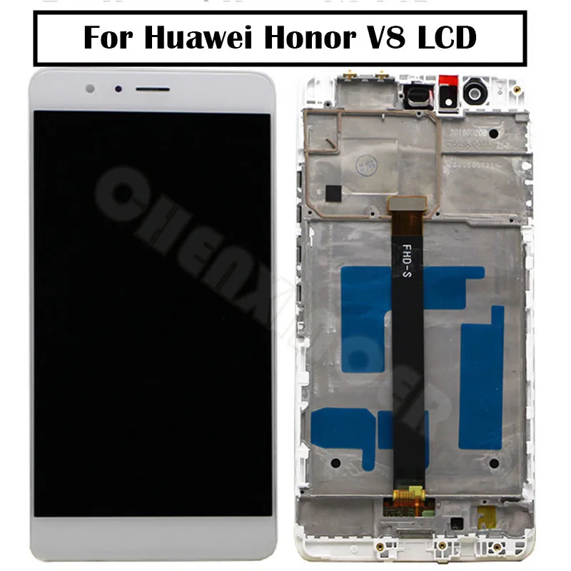 Для Huawei Honor V8 ЖК дисплей сенсорный экран тест хороший дигитайзер сборка Замена