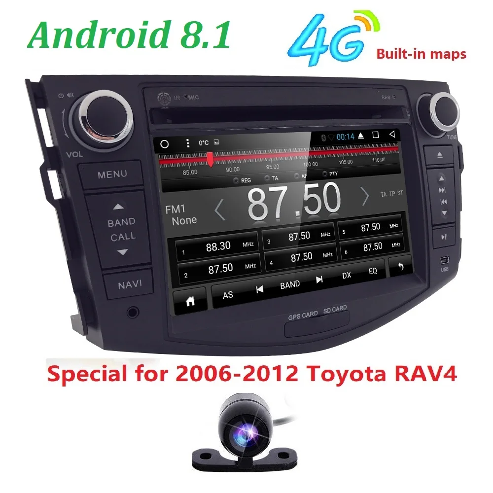 2 din автомобильный радиоприемник gps Android 8 1 Автомобильный DVD плеер для Toyota Previa RAV 4 RAV4