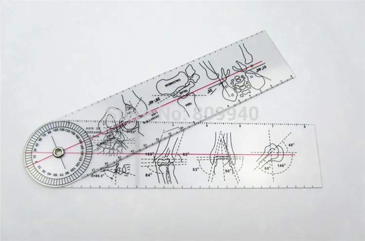 5 шт./лот! Спинальный Гониометр Дистальный радиулярный шарнир линейка