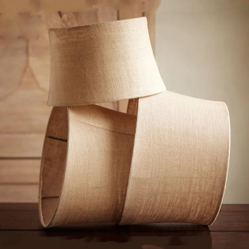 Американская деревня пеньковая веревка настольная лампа ретро прикроватная для спальни бара кафе кабинета