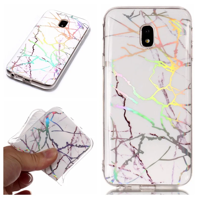 Чехол для Samsung Galaxy J3 J330F J5 J530F J7 J730F 2017 задняя крышка чехол мраморный узор