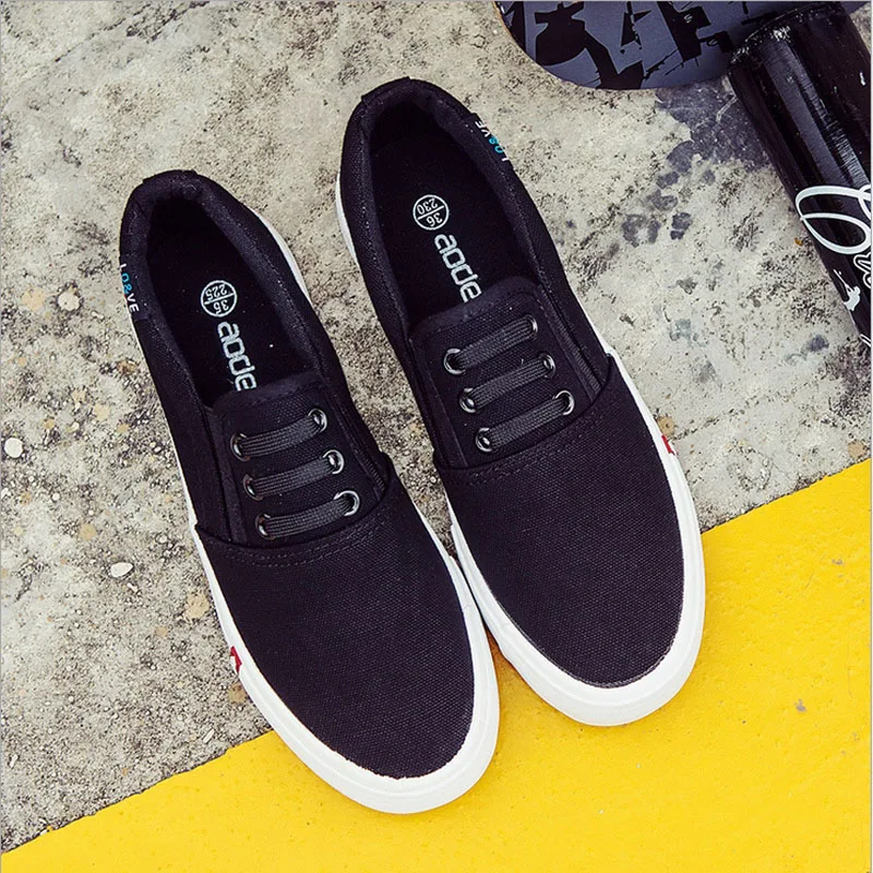 Wikileaks 2016 Горячий Продавать Женщины Повседневная Твердые Резинкой Холст Обувь