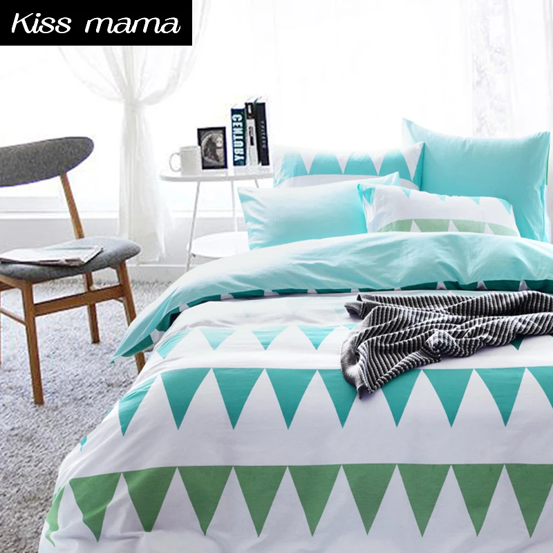 60 s хлопок Постельное белье скандинавском стиле Набор пододеяльников для пуховых