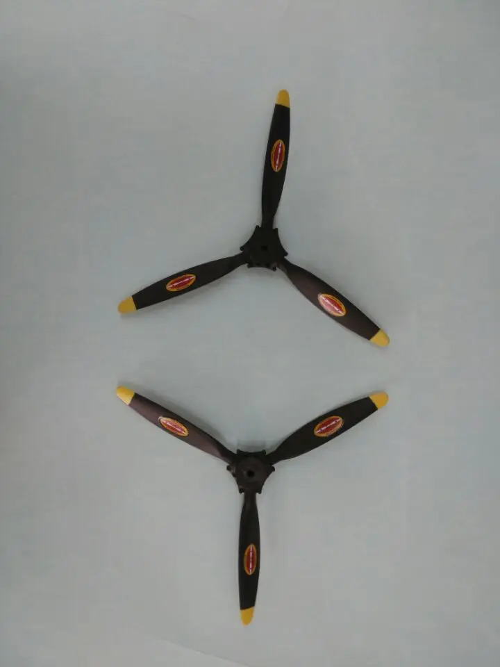 Пропеллер с 3 лопастями 7*6 для HSD Hobby 1 25 m B25 RC Warbird|3 blade propeller|3 bladespropeller |