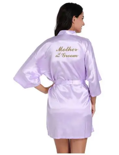 lavender Mother of t Свадьба мать костюм жениха невесты халат Цветочные Халат кимоно халат ночной халат банный халат модные халат для Для женщин - Цвет: lavender Mother of t