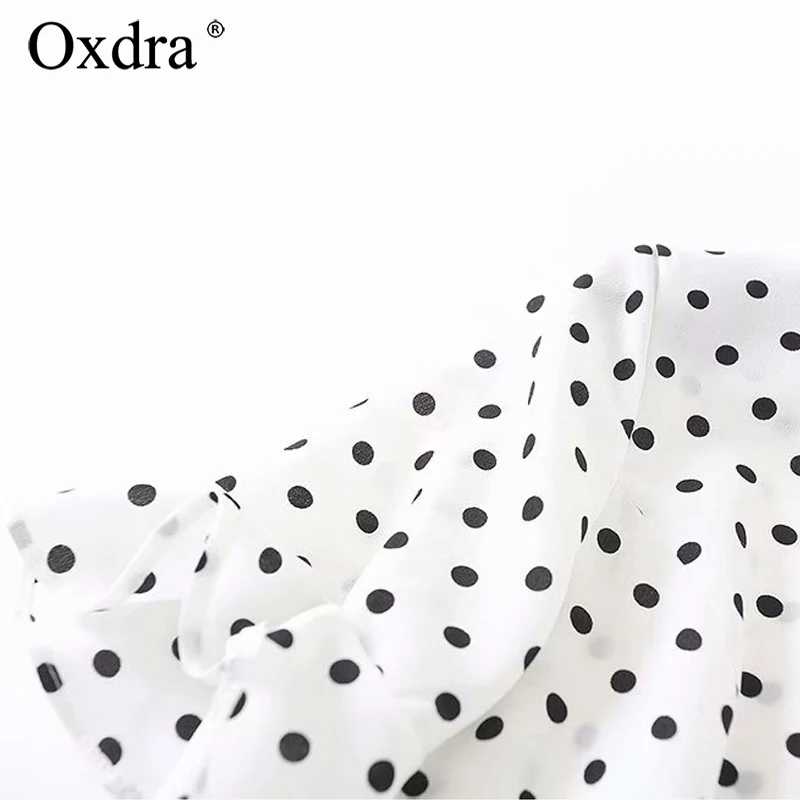 Oxdra женское платье 2018 Летние Новые популярные классические винтажные платья в