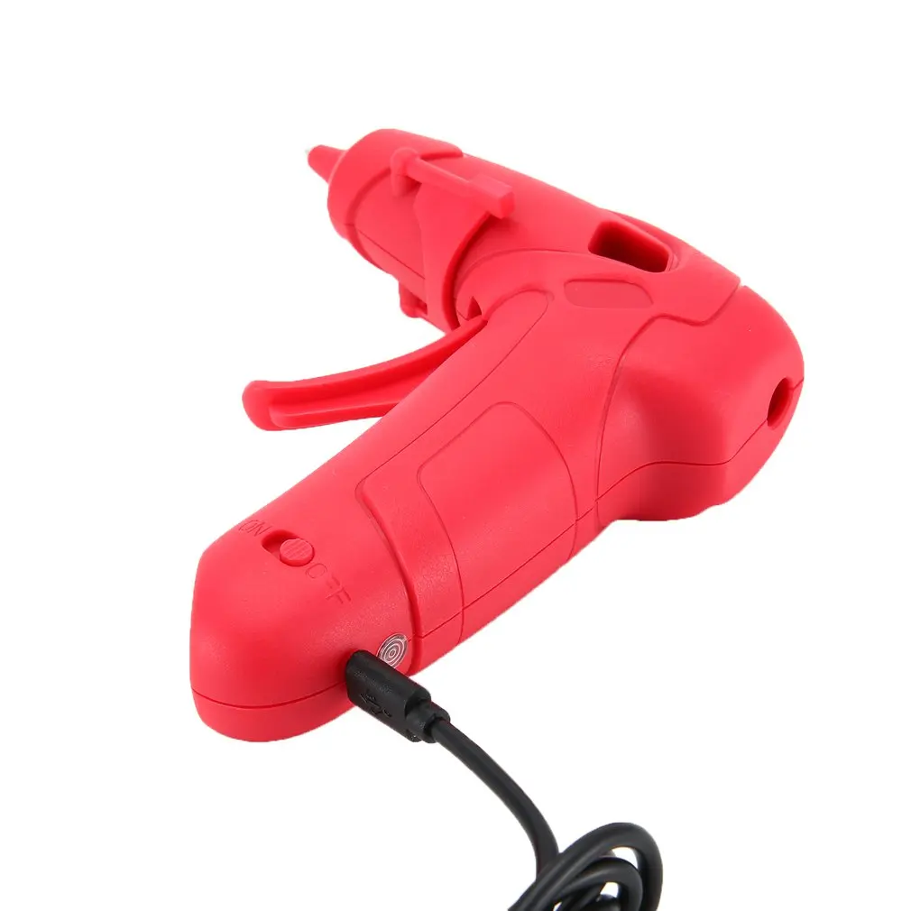 RJ807 USB зарядка 5В/1А термоплавкий Клеевой пистолет с клеевой палкой для рукоделия