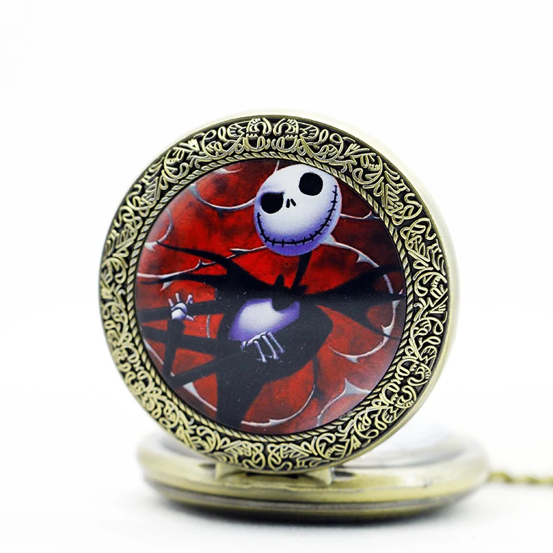 Высококачественные винтажные карманные часы с мультипликационным рисунком