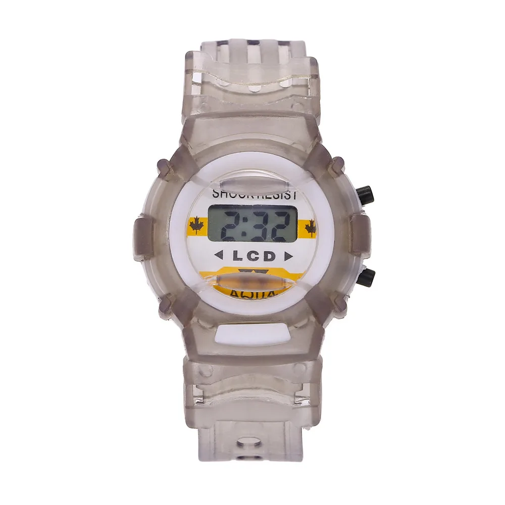 Детские Спортивные кварцевые аналоговые часы светодиодные цифровые