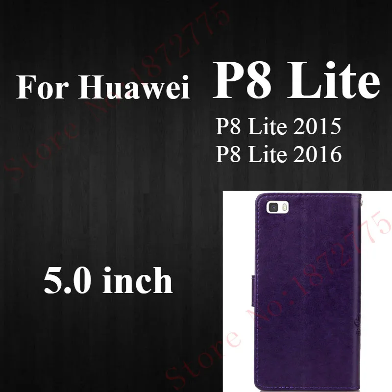 P8 Lite 2016 2015 Case For Huawei P20 P8 P10 P9 Lite Mini Honor 9 5A 6A 8 5C 7C 6X Mate 10 Lite Y3 Y5 II Y9 Y6 7A Pro P Smart Flip Case - Цвет: P8 Lite 2016 2015