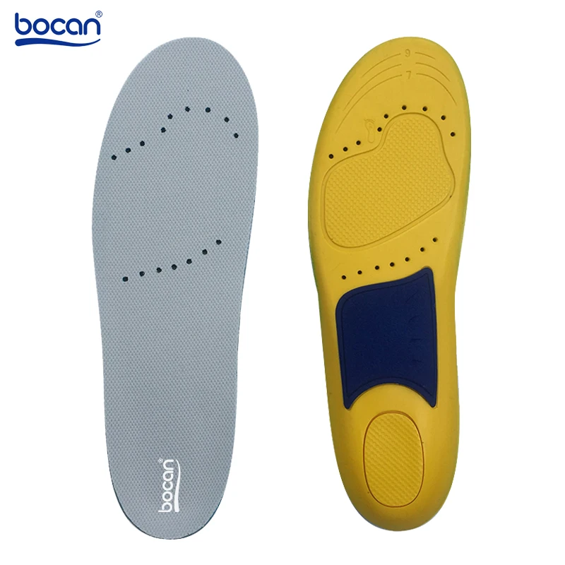 Bocan Memory foam insoles shoe insoles for shock absorptions foot pain relieve for men and women shoe insoles