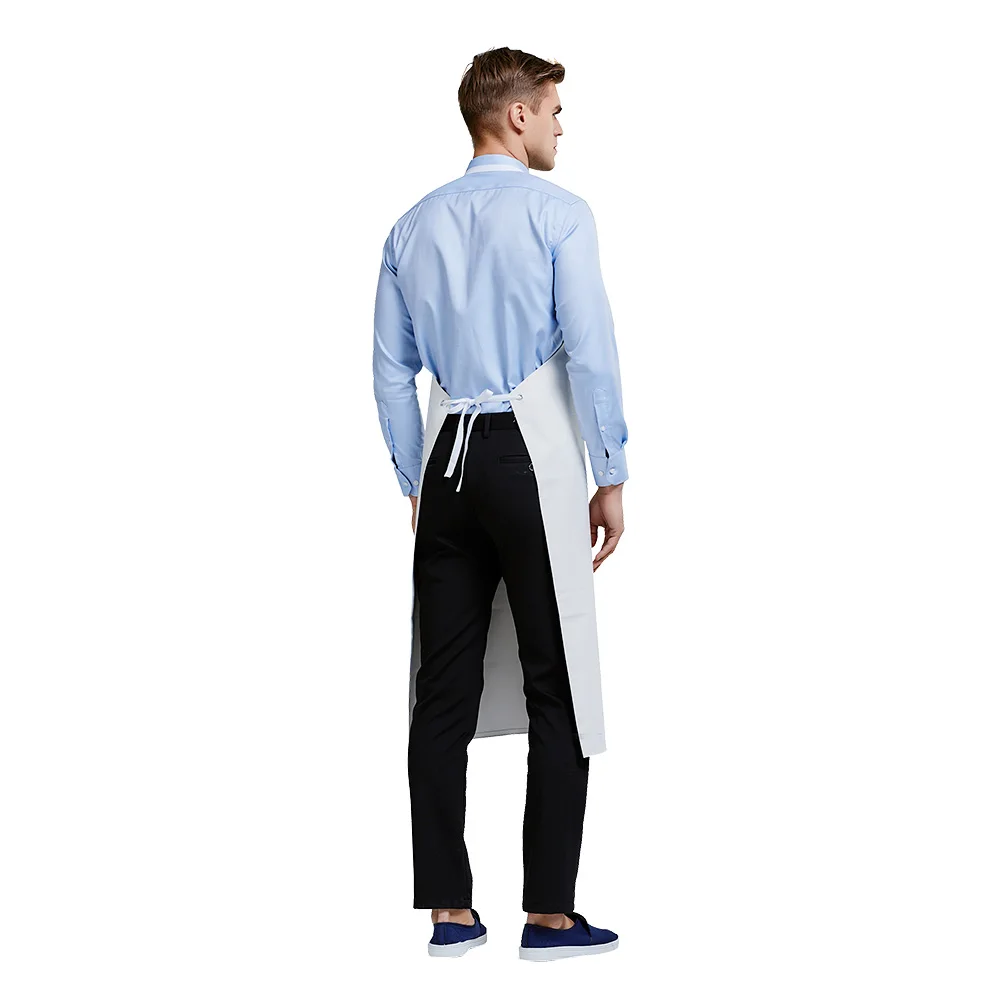 Белый сверхмощный Водонепроницаемый промышленные рабочие фартуки регулируемые