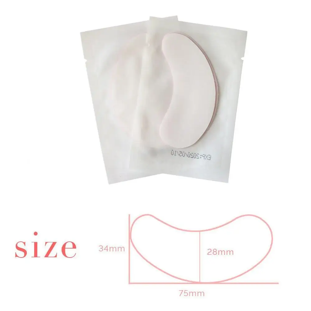 Professional 50 Pairs Eye Pads Eyelash Extension Under Eye Gel Salon Lint Free Patches Eye Mask Make-Up Tools for Eye Lashes