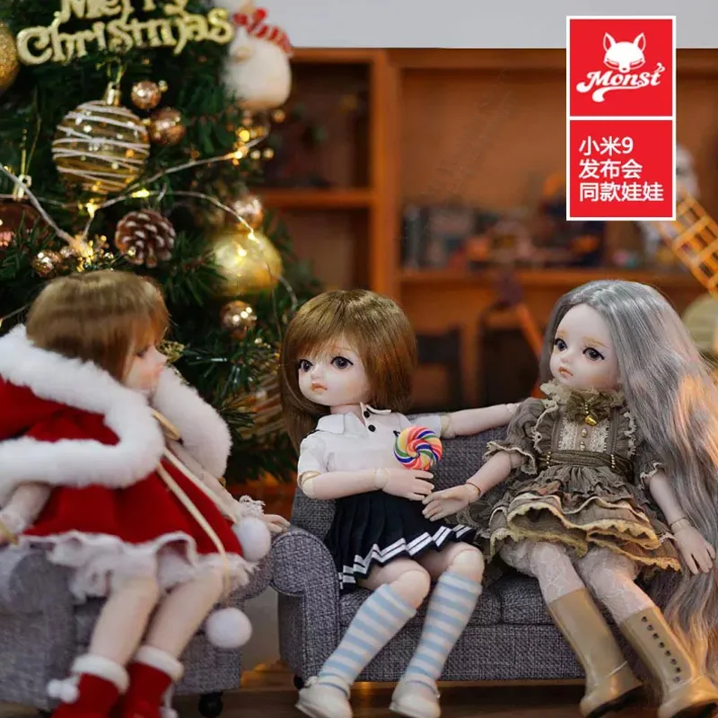 Xiaomi Mijia Little Cola моделирование Moe Ragdoll Joint Body Fashion BJD кукла 30 см Заводские куклы игрушки подарок для девочки
