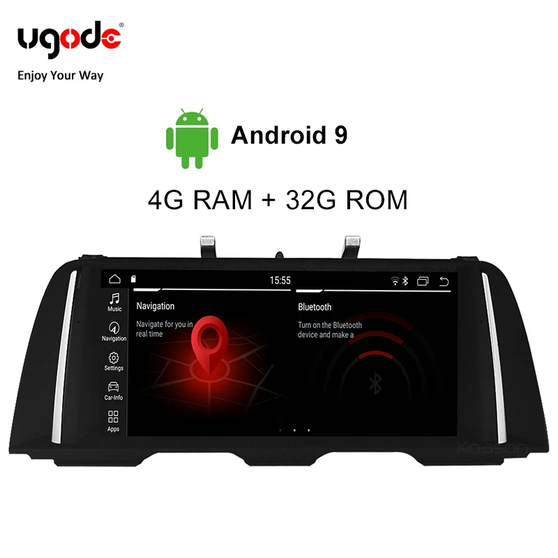 1. Автомобильный мультимедийный плеер Ugode Android 9 0 для BMW 5 серии F10/F11 (2011-2017)