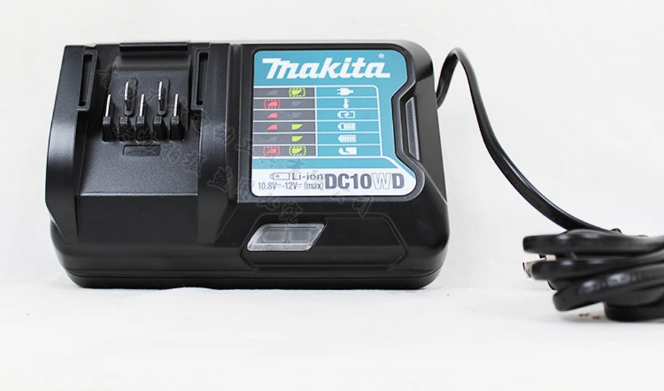 Япония Makita 12 В зарядное устройство литиевая батарея DC10WD зарядка дрель электрическая отвертка машина применима