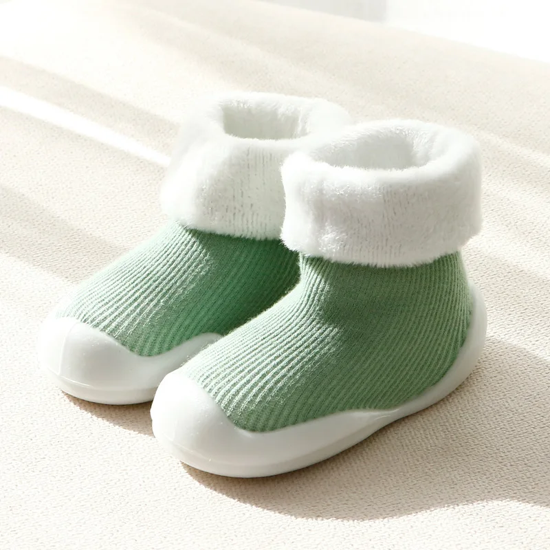 Children's Floor Shoes Socks Babies and Men's Thickened Soft-soled Walking Infant Kindergarten Indoor Z3 | Носки для мылышей