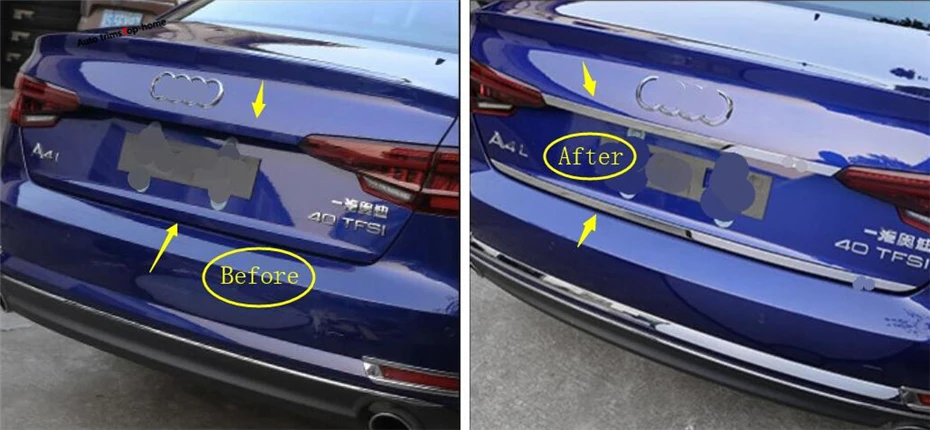 Yimaautotrims Задняя Крышка багажника отделка люка задняя дверь ручка литья ботинок