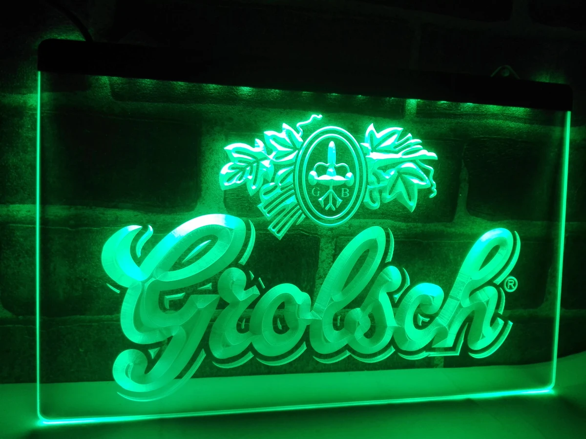 

LA007- Grolsch, пивной бар, паб, клуб, новая модель, неоновый знак, поделки для домашнего декора
