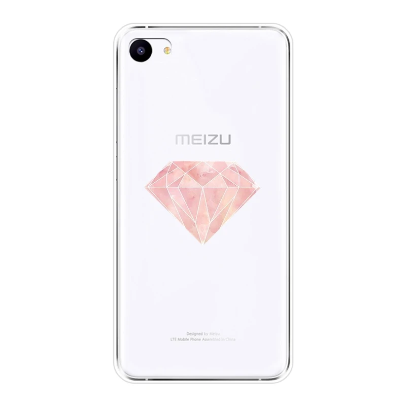 Силиконовый чехол для телефона Meizu Pro 6 7 Plus U10 U20 черный мягкий накладка с