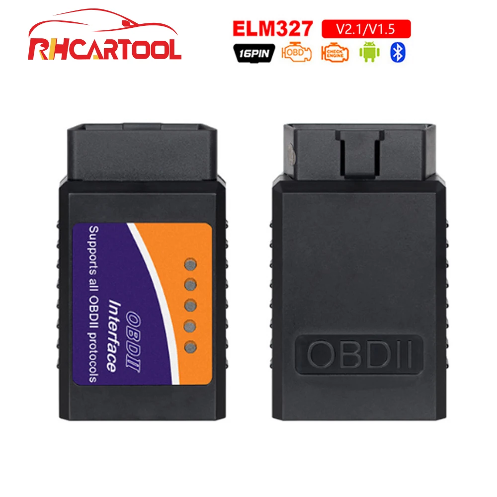 Считыватель кодов OBD2 ELM327 Bluetooth аппаратное обеспечение V1.5 v2.1 интерфейс ELM 327 OBD 2