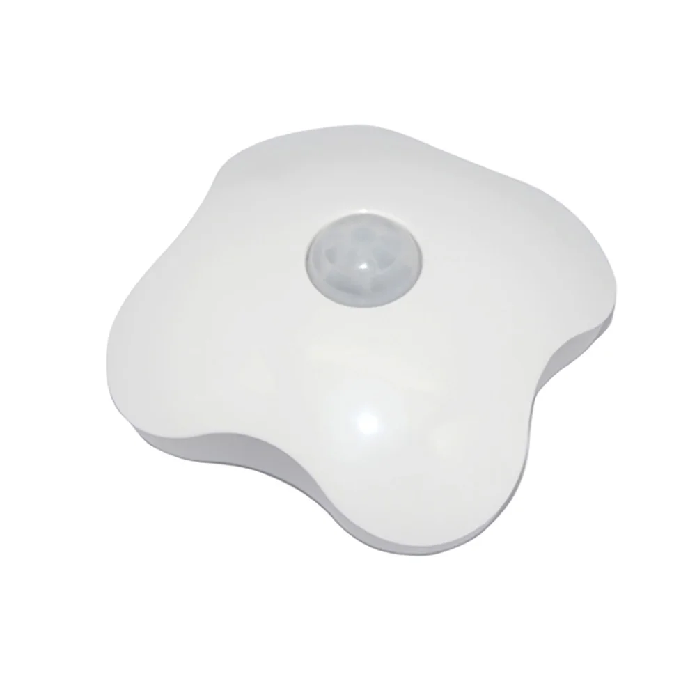 Четыре листа клевера PIR Motion Sensor LED Лампа Smart Человеческого Тела Индукционная
