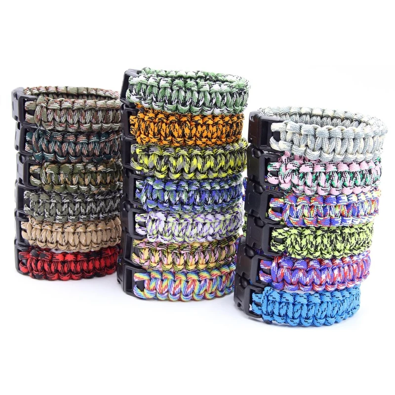 Браслет Паракорд мужской экстренное спасательное снаряжение шнур из