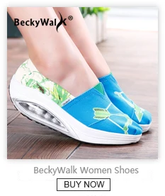 BeckyWalk/Новинка; сезон осень; женская парусиновая обувь на толстой подошве; модные лоферы на платформе без застежки С Рисунком Слона; весенние кроссовки; обувь; WSH2934