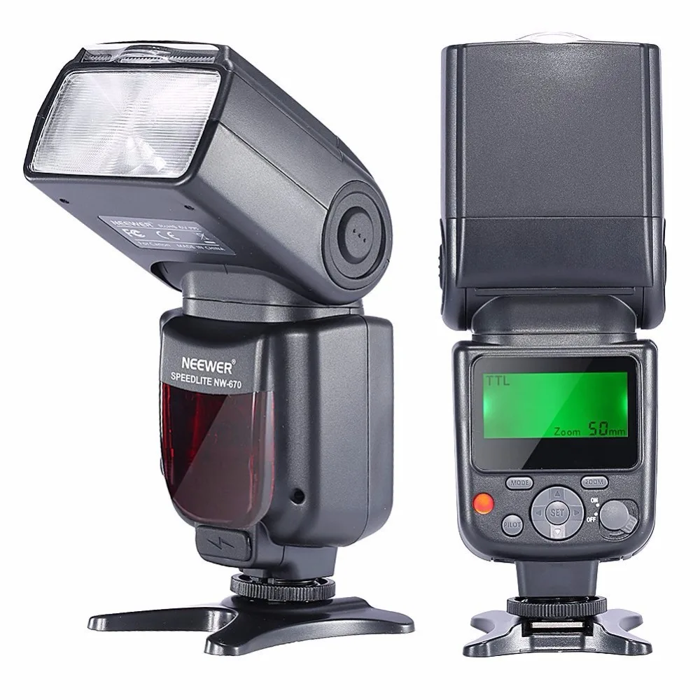 Вспышка Neewer NW670 для Canon T5i T4i T3i T3 700D 650D 600D 1100D 550D 6D 1Ds Mark I II III IV 5D I|speedlite for canon|flash speedlite