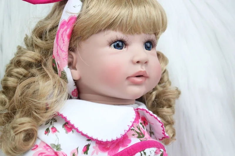 60 см силиконовые игрушки Reborn Baby Doll 24 дюйма виниловые куклы принцессы для маленьких девочек с плюшевым кроликом подарок на день рождения игровой дом