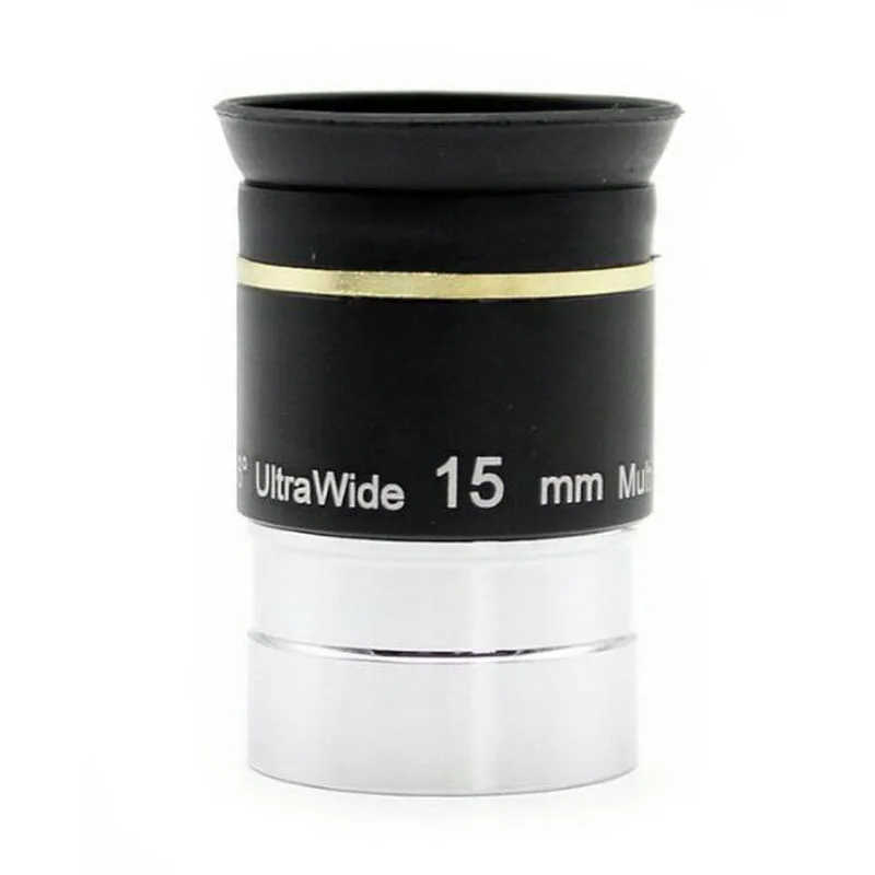 

New 1.25 Inch 15mm 66 Degrees Ultra Wide Angle Eyepiece Planetary Multi-Coated Lens Astronomical Telescope Accessories
