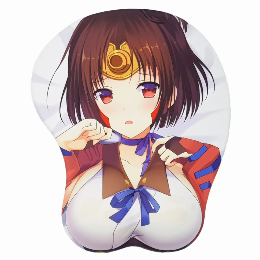 Коврик для мыши Kabaneri из аниме Железной Крепости 3D Oppai|mouse pad|mouse pad wristwrist rest |