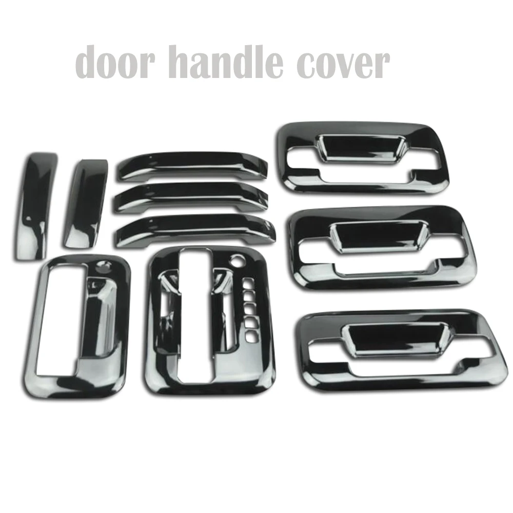 Абсолютно новый для Ford F150 2004-2014 пикап четыре хромированные дверные ручки Крышка +