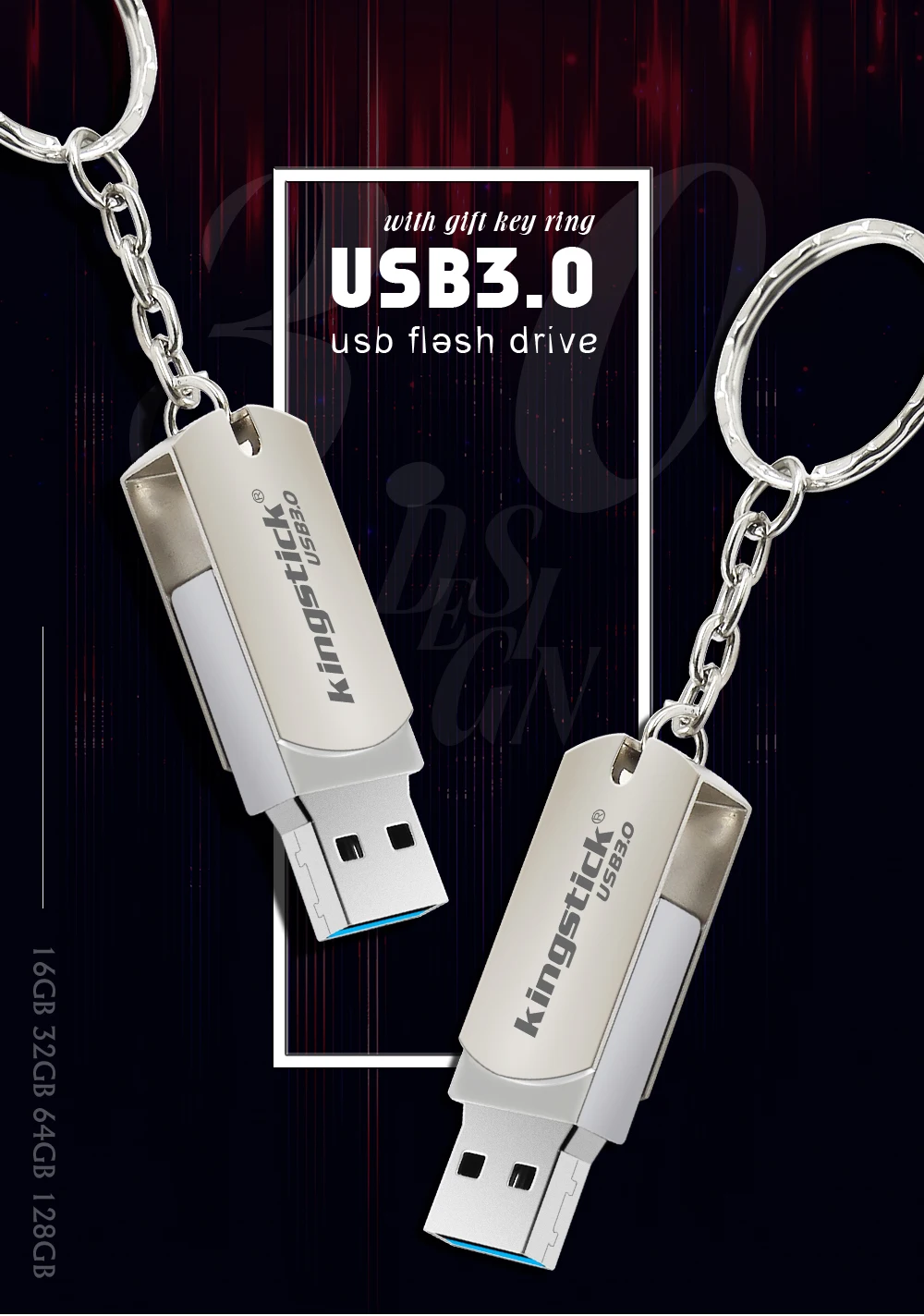 Металлическая флеш-накопитель USB 3,0 Высокоскоростная Флешка 16 ГБ 32 ГБ 64 ГБ 128 ГБ флеш-карта памяти 3.0usb флеш-накопитель u-диск