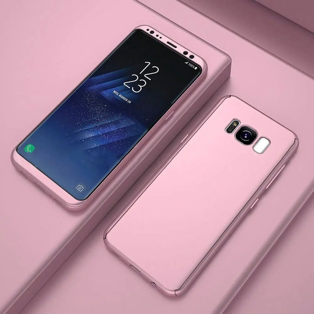 Для Samsung Galaxy S9 Plus чехол 360 полный корпус бампер Защита для экрана S8 S7 S6 edge S5 Neo A3 A5 J5