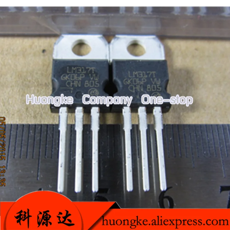 10 шт./лот LM317 LM317T Напряжение регулятор 1 2 V до 37 1.5A К 220|Запасные части| |