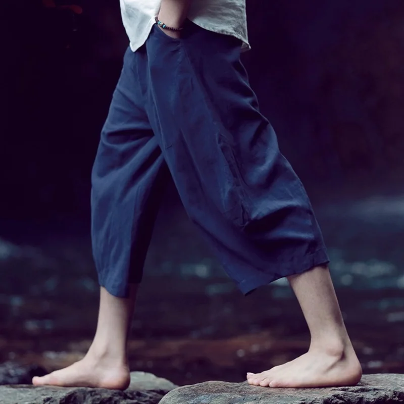 Новые мужские трикотажные брюки толстые хлопковые тонкая линия повседневная