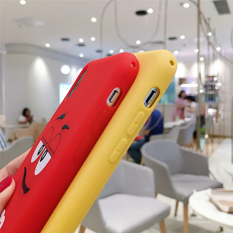 Милый мультяшный M &amp Чехол для телефона coque iphone 11 pro x xs max xr 6 6s 7 8 Plus ультра тонкий
