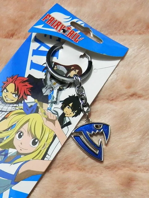 Оптовая продажа Аниме FAIRY TAIL логотип брелки для ключей подвеска на шею из