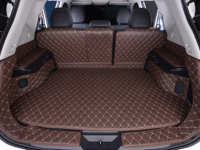 

luxury fiber leather car trunk mat for nissan x-trail rogue 2013 2014 2015 2016 2017 2018 2019 2020 car accessories