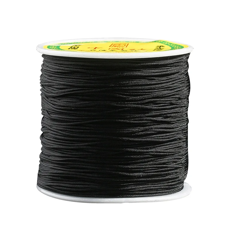 100 Meter/Roll 1mm Nylon Cord Thread Chinese Knot Macrame Bracelet Braided String DIY Beading Tassels Handmade | Украшения и