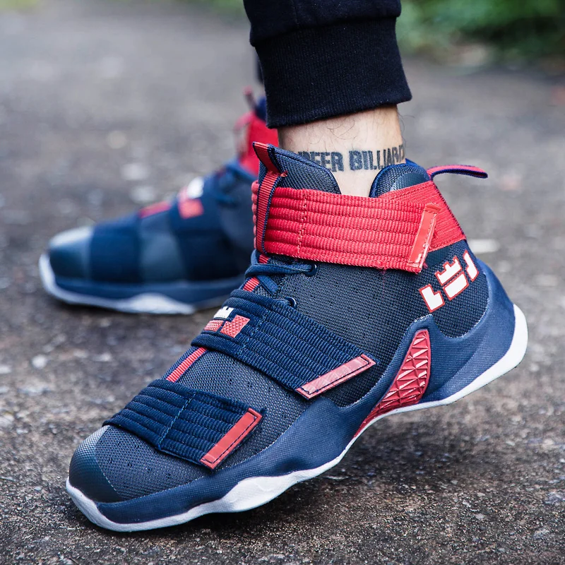 Мужские баскетбольные кроссовки ультра зеленые камуфляжные ботинки для