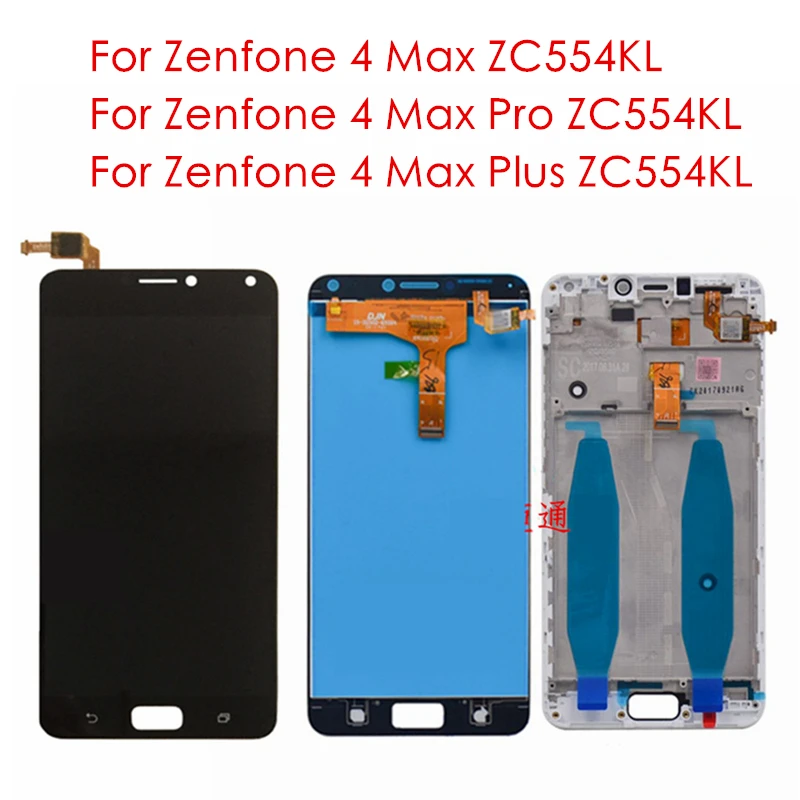 ЖК дисплей и рамка для Asus Zenfone 4 Max ZC554KL экран с дигитайзером Pro Plus запасные части