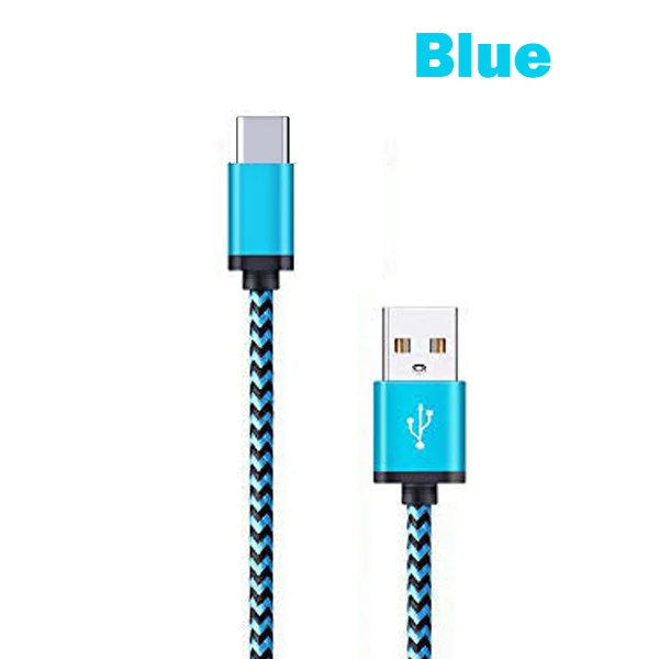 Blue CXV usb type-C кабель для Xiaomi Mi 9 huawei mate 20 P20 Lite Pro samsung S10 Быстрая зарядка USBC type-C кабель USB-C зарядное устройство - Цвет: Blue