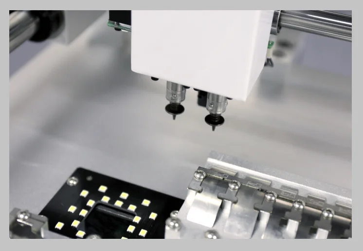 Настольный 2 головочный светодиодный мешок светодиодная машина для выбора и